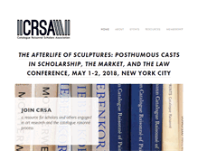 Tablet Screenshot of catalogueraisonne.org